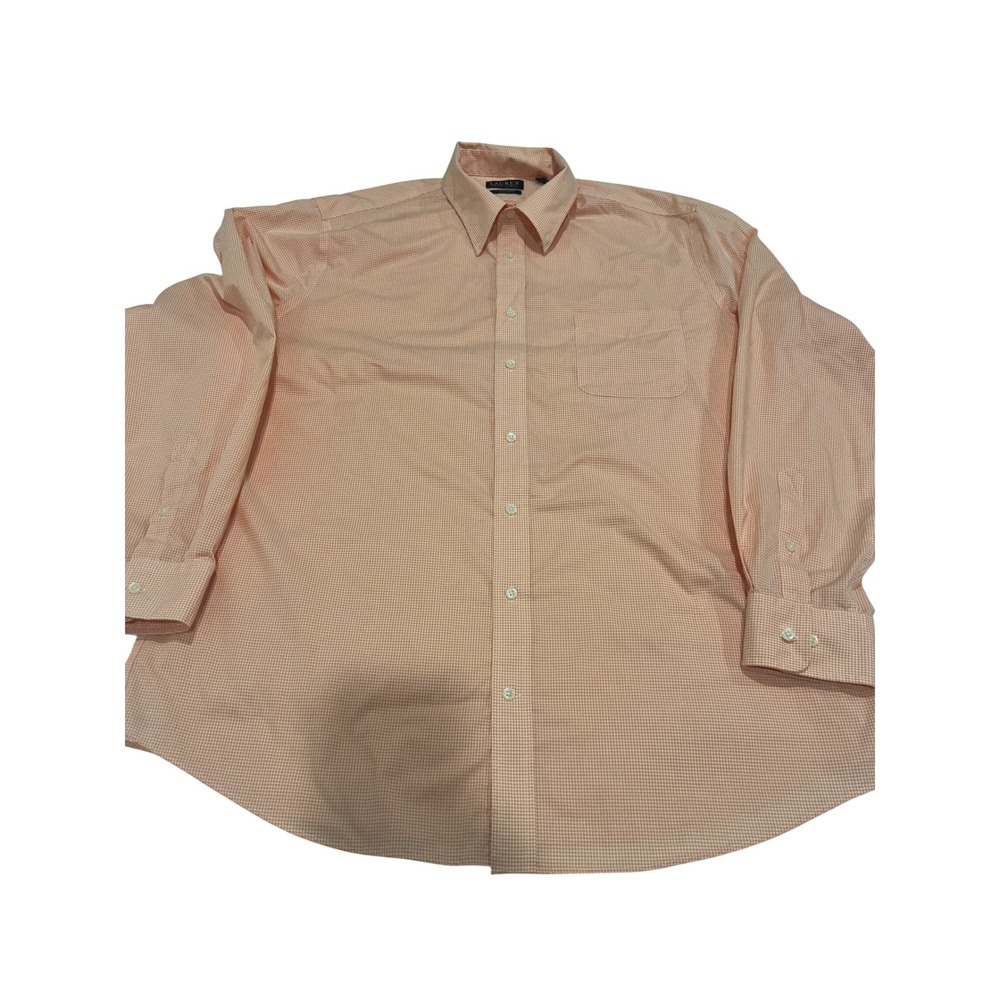 Ralph Lauren Mens Tall Fit Stretch Fabric Gingham Dress Shirt
16-36/37 (806)